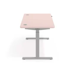 Escritorio Elevable Erghos Smart estructura aluminio canto curvo