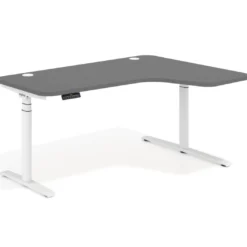 Escritorio Ergonómico Elevable Erghos Axis estructura blanca
