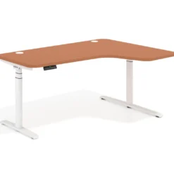 Escritorio Ergonómico Elevable Erghos Axis estructura blanca