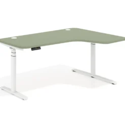 Escritorio Ergonómico Elevable Erghos Axis estructura blanca