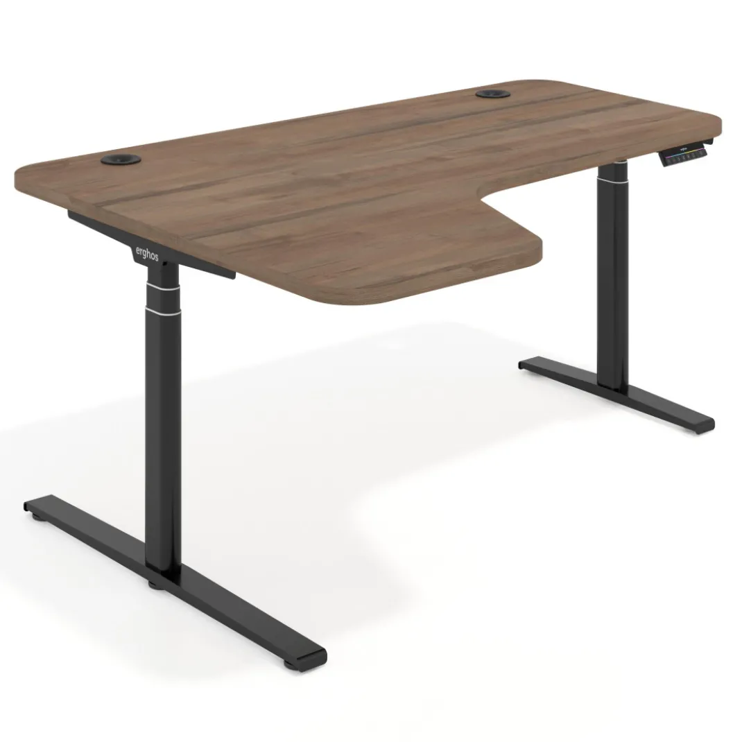Escritorio Ergonómico Elevable Erghos Axis estructura blanca