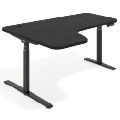 Escritorio Ergonómico Elevable Erghos Axis estructura negra