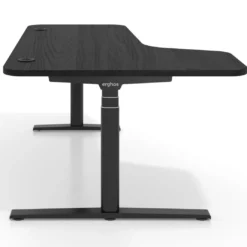 Escritorio Ergonómico Elevable Erghos Axis estructura blanca