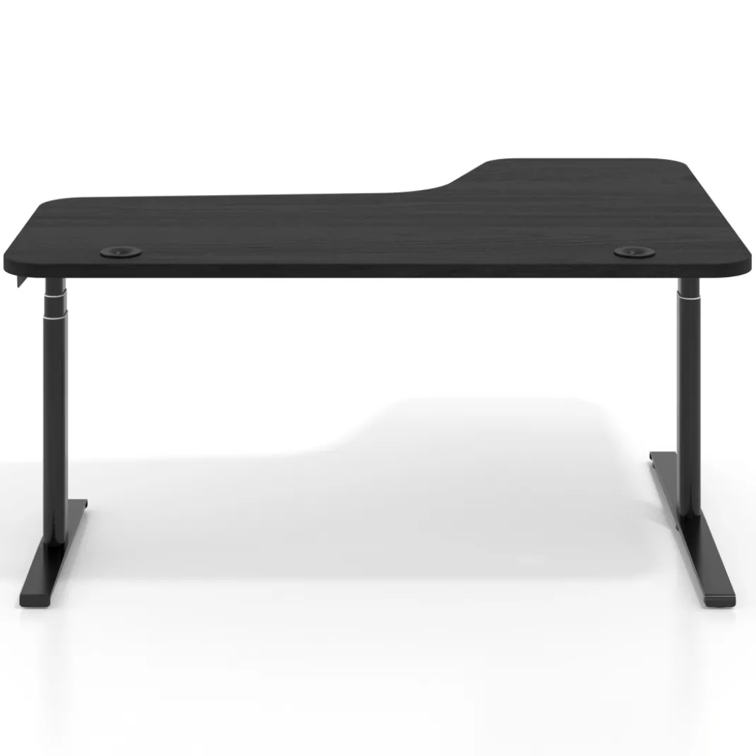 Escritorio Ergonómico Elevable Erghos Axis estructura negra