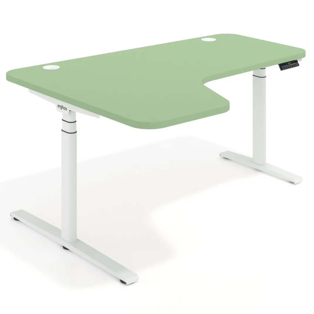 Escritorio Ergonómico Elevable Erghos Axis estructura negra