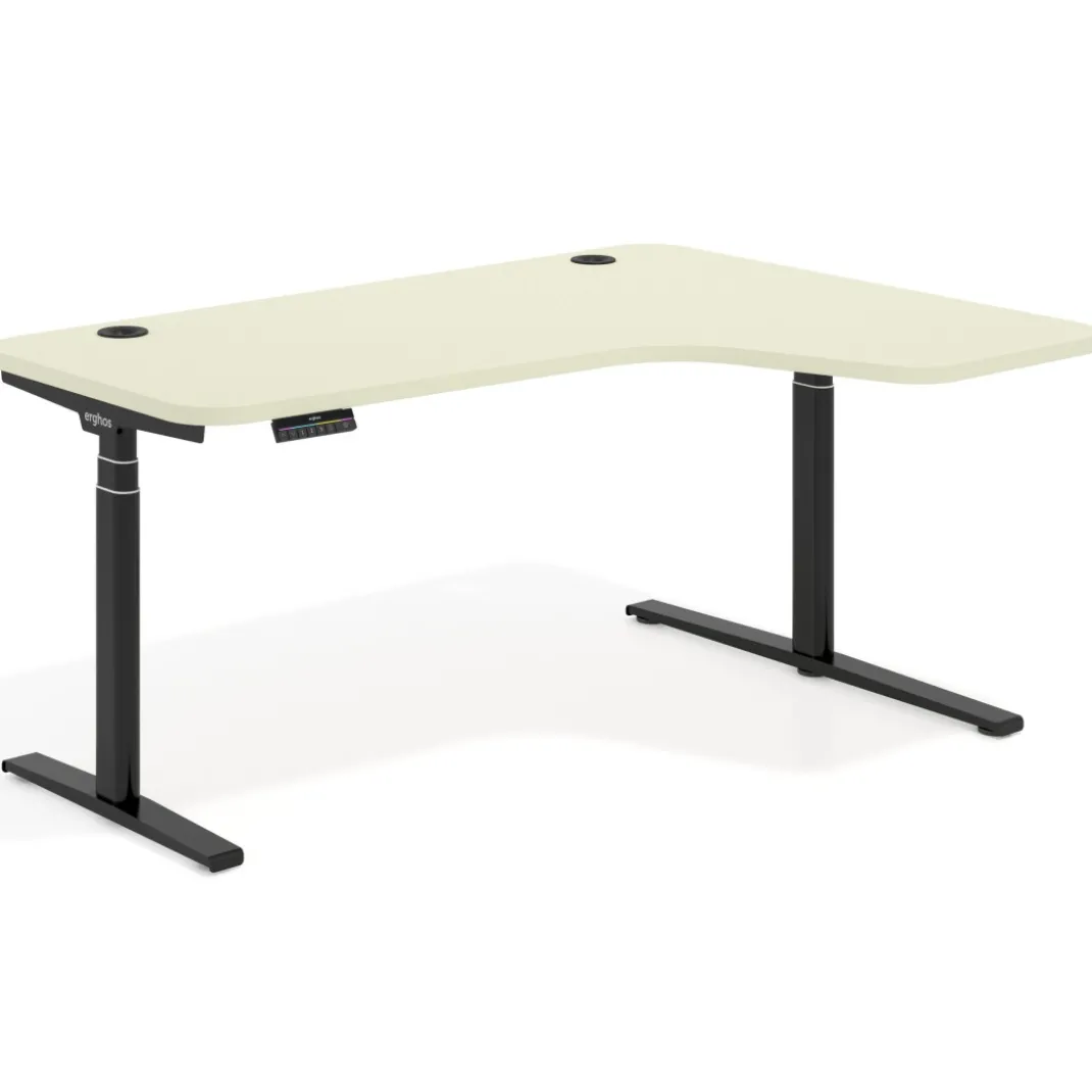 Escritorio Ergonómico Elevable Erghos Axis estructura negra