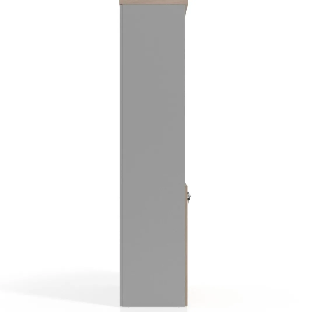 Estantería de oficina Basic 193x80cm con puerta baja