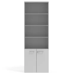 Estantería de oficina Basic 232x80cm con puerta baja
