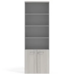 Estantería de oficina Basic 232x80cm con puerta baja