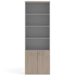 Estantería de oficina Basic 232x80cm con puerta baja