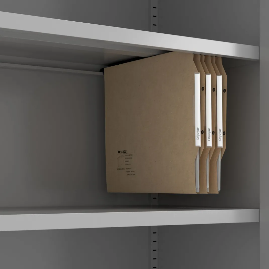 Estanteria de metal para oficina sin puertas Strong 109x92cm