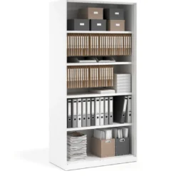 Estanteria metálica de oficina sin puertas Strong 185x92cm