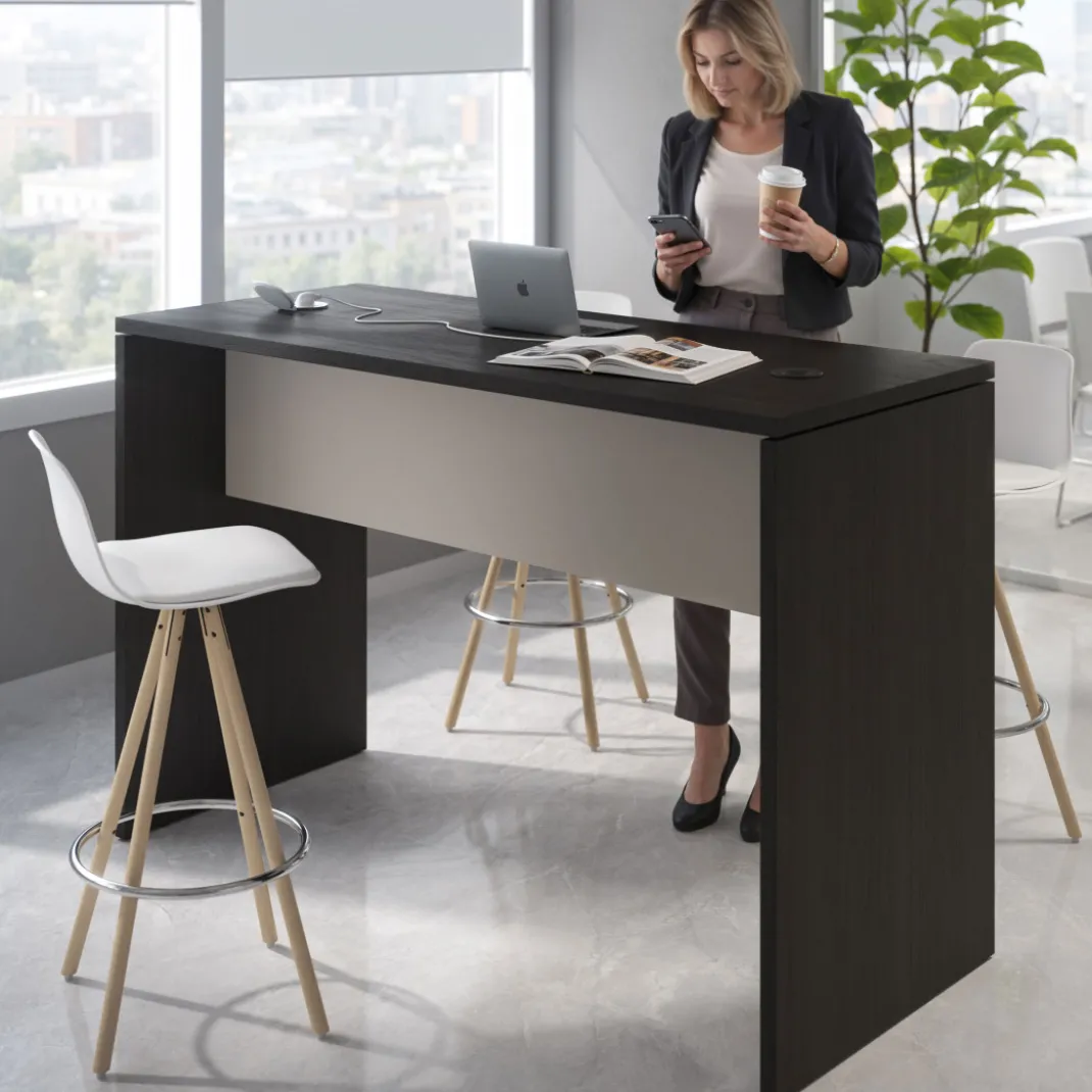 Mesa Alta de Oficina WorkPlus estructura bocamina
