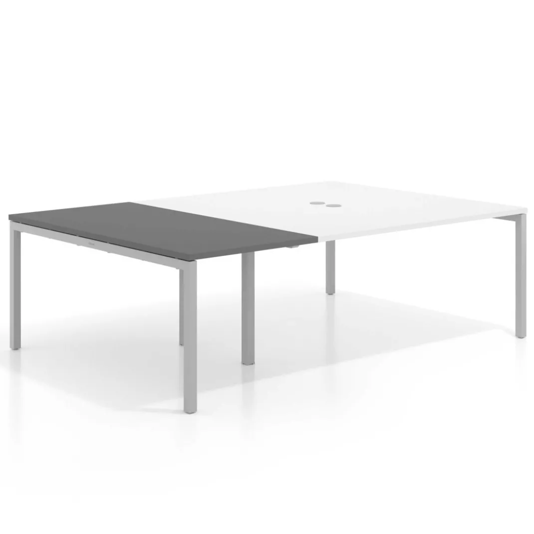Mesa de cabecera kube para bench 166 estructura aluminio