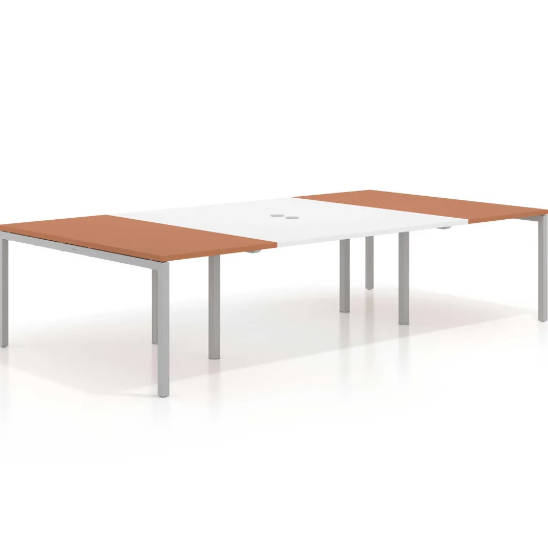 Mesa de cabecera kube para bench 166 estructura aluminio