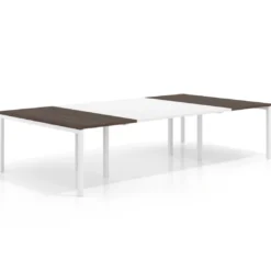 Mesa de cabecera kube para bench 166 estructura blanca