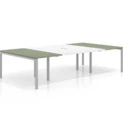 Mesa de cabecera kube para bench 166 estructura aluminio