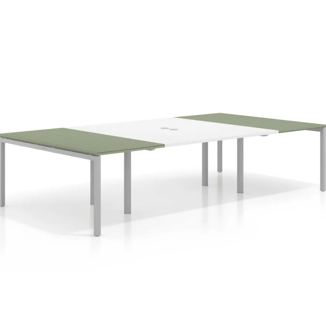 Mesa de cabecera kube para bench 166 estructura aluminio