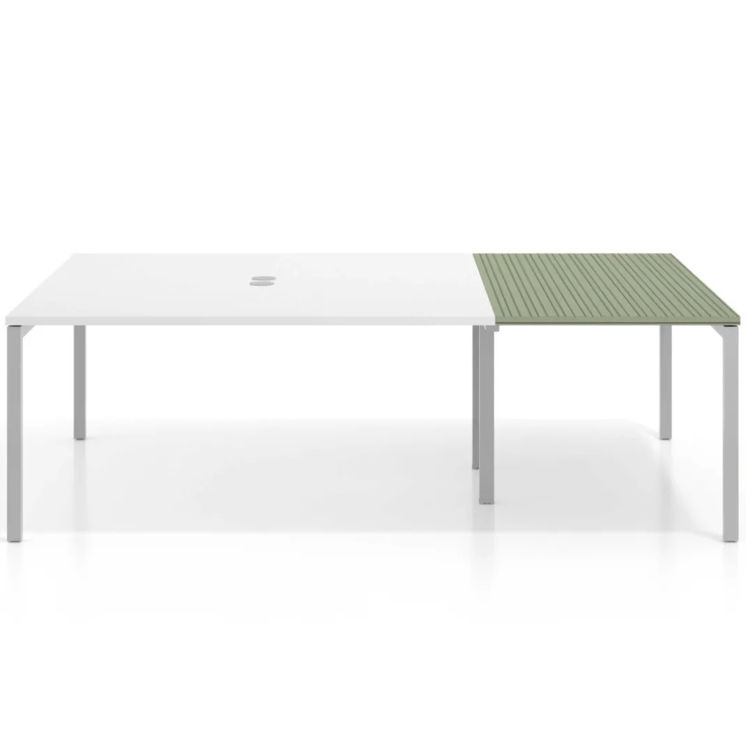 Mesa de cabecera kube para bench 166 estructura aluminio
