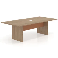 Mesa de Reuniones Rectangular Work Plus estructura naturale