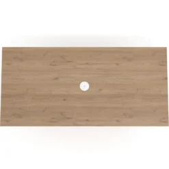 Mesa de Reuniones Rectangular Work Plus estructura naturale