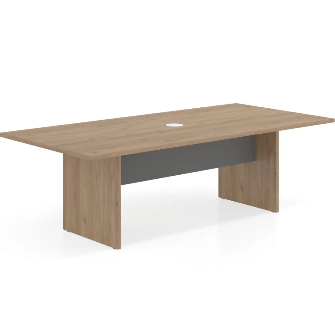 Mesa de Reuniones Rectangular Work Plus estructura naturale