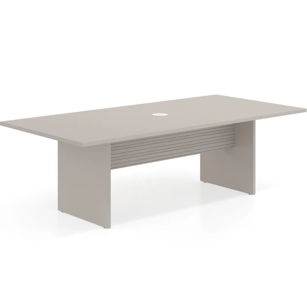 Mesa de Reuniones Rectangular Work Plus diseño rayado