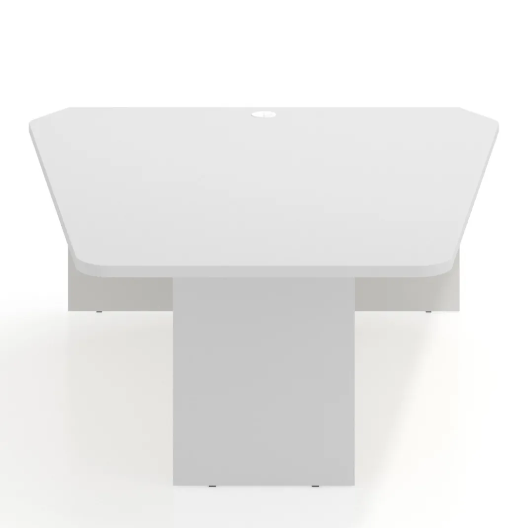 Mesa de Videoconferencias WorkPlus estructura blanco mate