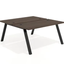 Mesa multipuesto UvePro Bench fondo 166 cm, estructura negra