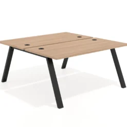 Mesa multipuesto UvePro Bench fondo 166 cm, estructura negra