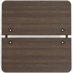 Mesa multipuesto UvePro Bench fondo 166 cm, sobre curvo, estructura negra