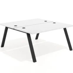 Mesa multipuesto UvePro Bench fondo 166 cm, estructura negra