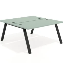 Mesa multipuesto UvePro Bench fondo 166 cm, estructura negra