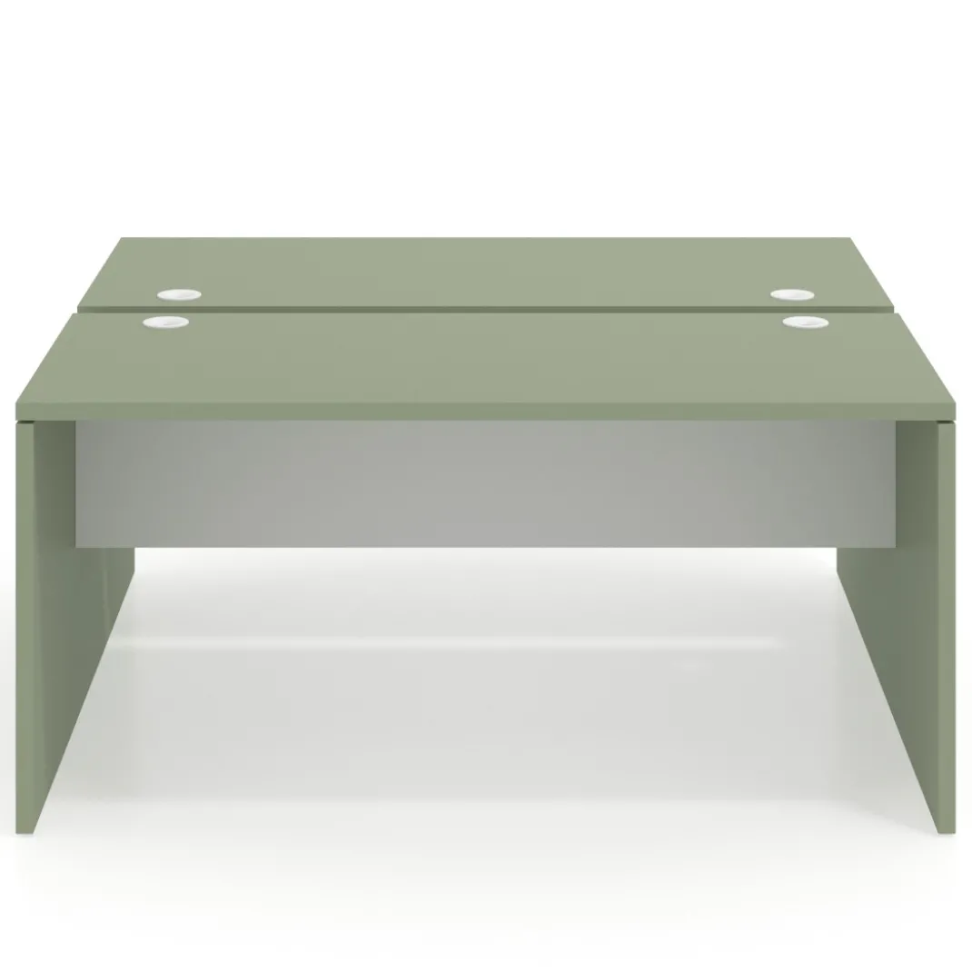 Mesa Multipuesto Work Bench fondo 142 diseño bicolor