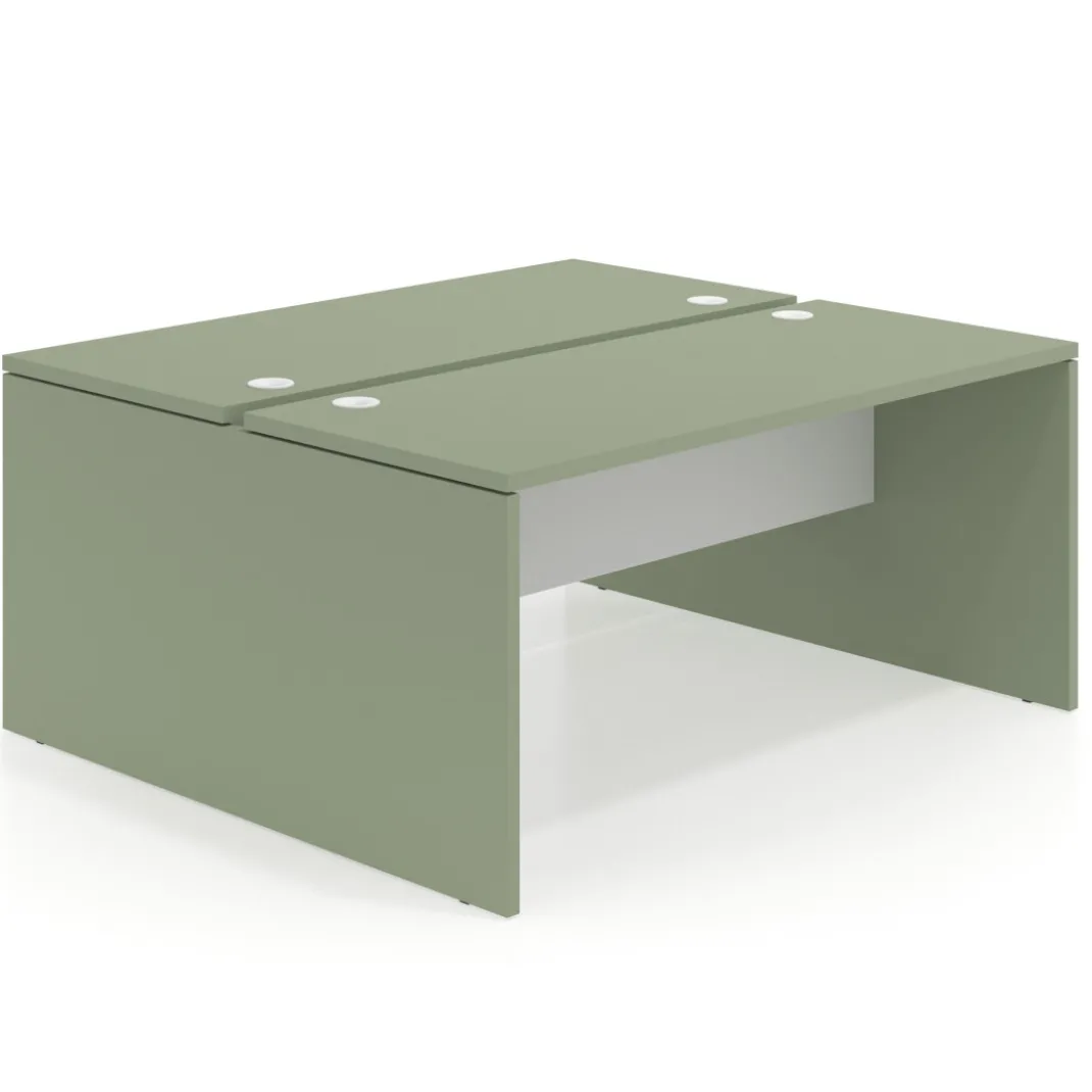 Mesa Multipuesto Work Bench fondo 142 diseño bicolor