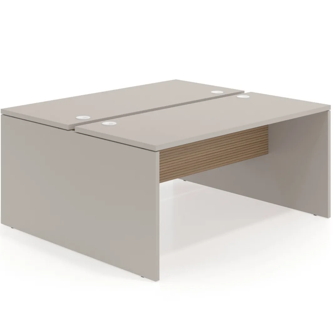 Mesa Multipuesto Work Bench fondo 142 diseño rayado