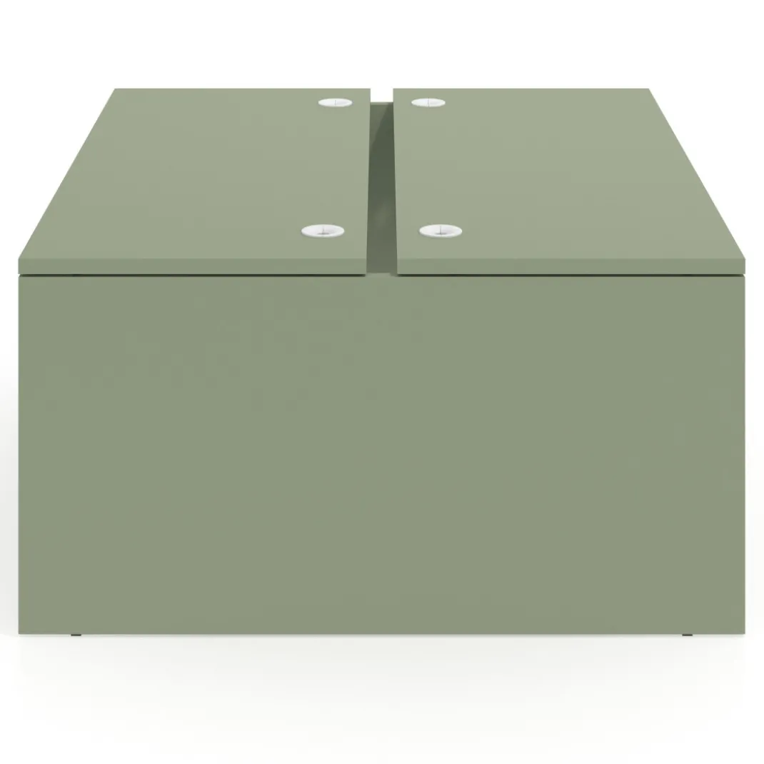 Mesa Multipuesto Work Bench fondo 142 diseño bicolor