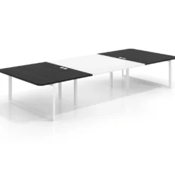Mesa de cabecera Delta para bench 166 estructura blanca