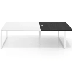 Mesa de cabecera Delta para bench 166 estructura blanca