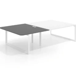 Mesa de cabecera Delta para bench 166 estructura blanca