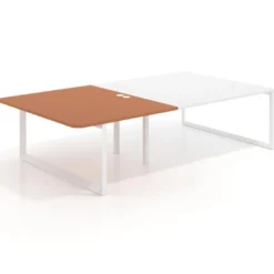 Mesa de cabecera Delta para bench 166 estructura blanca