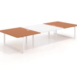 Mesa de cabecera Delta para bench 166 estructura blanca