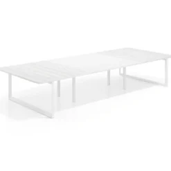 Mesa de cabecera Delta para bench 166 estructura blanca