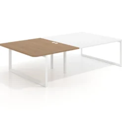 Mesa de cabecera Delta para bench 166 estructura blanca