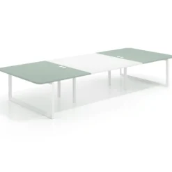 Mesa de cabecera Delta para bench 166 estructura blanca