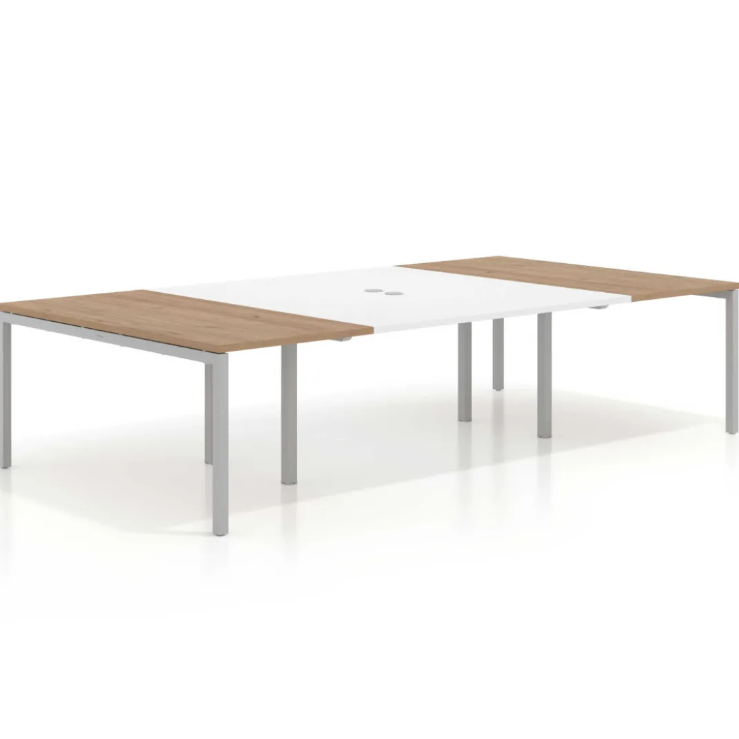 Mesa de cabecera kube para bench 166 estructura aluminio
