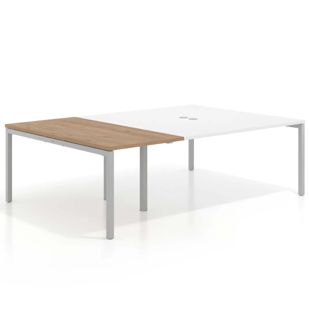 Mesa de cabecera kube para bench 166 estructura aluminio