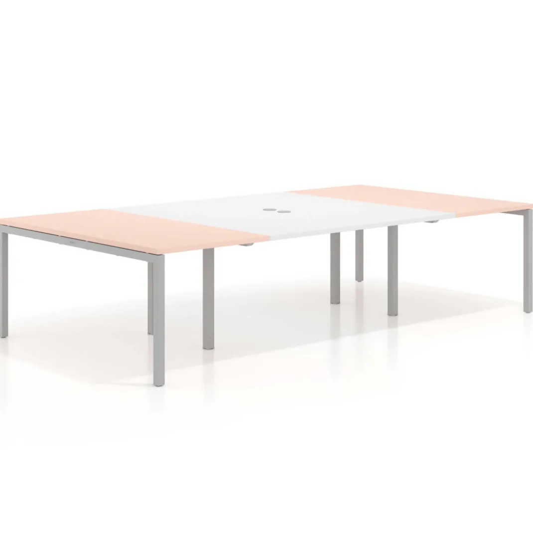 Mesa de cabecera kube para bench 166 estructura aluminio