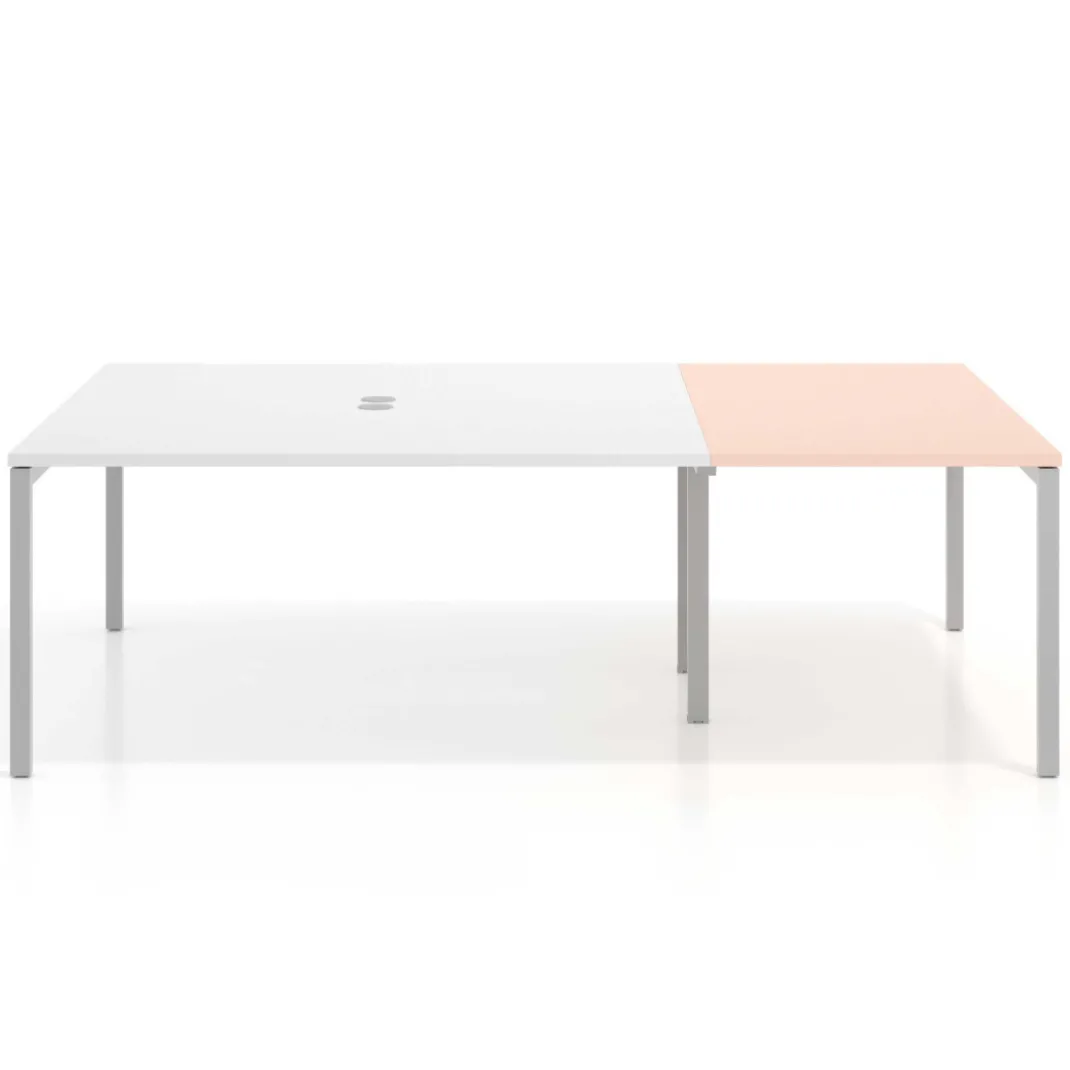 Mesa de cabecera kube para bench 166 estructura aluminio
