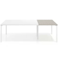 Mesa de cabecera kube para bench 166 estructura blanca